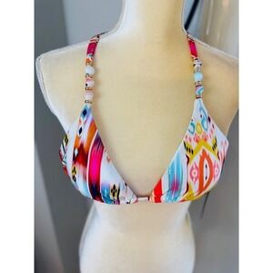 La Blanca Desert Dream Triangle‎ Bikini Top, Luxurious Beach Top, Size 12, NWT